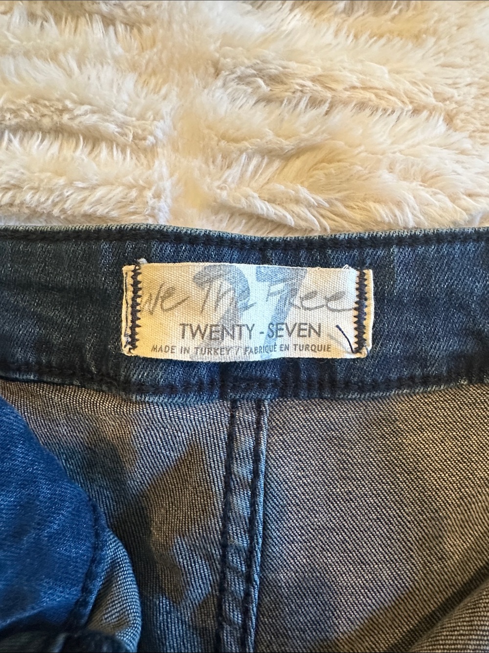 We The Free Deep Indigo Flare Jeans - Wide Leg - Picture 2 of 4